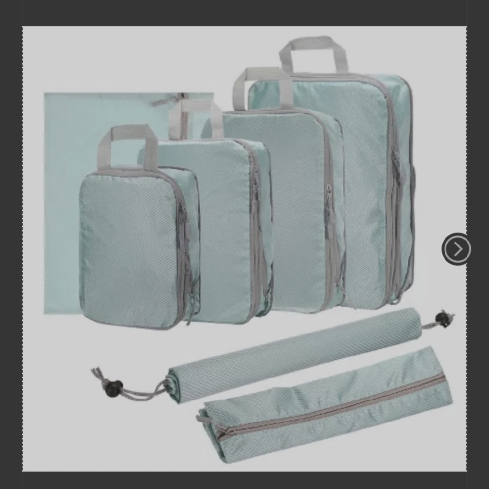 BNWOT Unique Bargains Compression Packing Cube Expandable Storage 7pcs